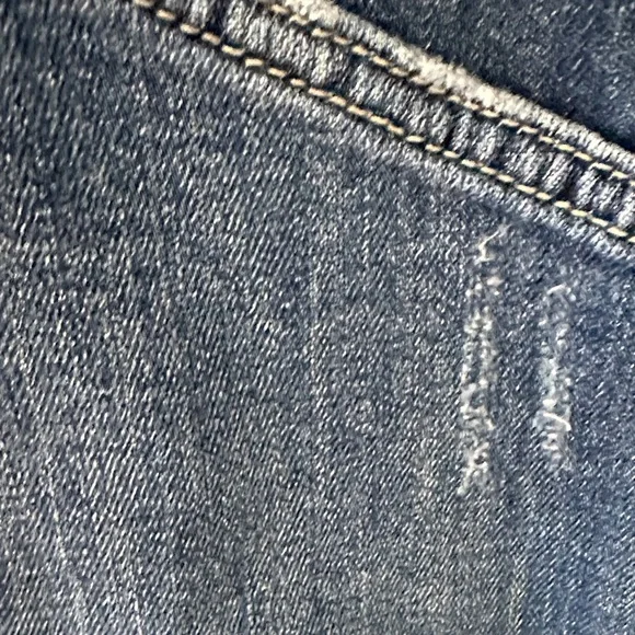 Pilcro by Anthropologie Blue Denim Overalls. Size 18. - Picture 9 of 12